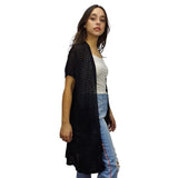 Tapado  Vero Moda Negro  Style DORIS S/S KNIT CARDIGAN(NE-EC-2)