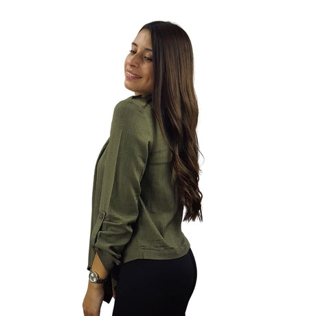 Blazer  Vero Moda Verde Style LANNA L/S BLAZER(CR)