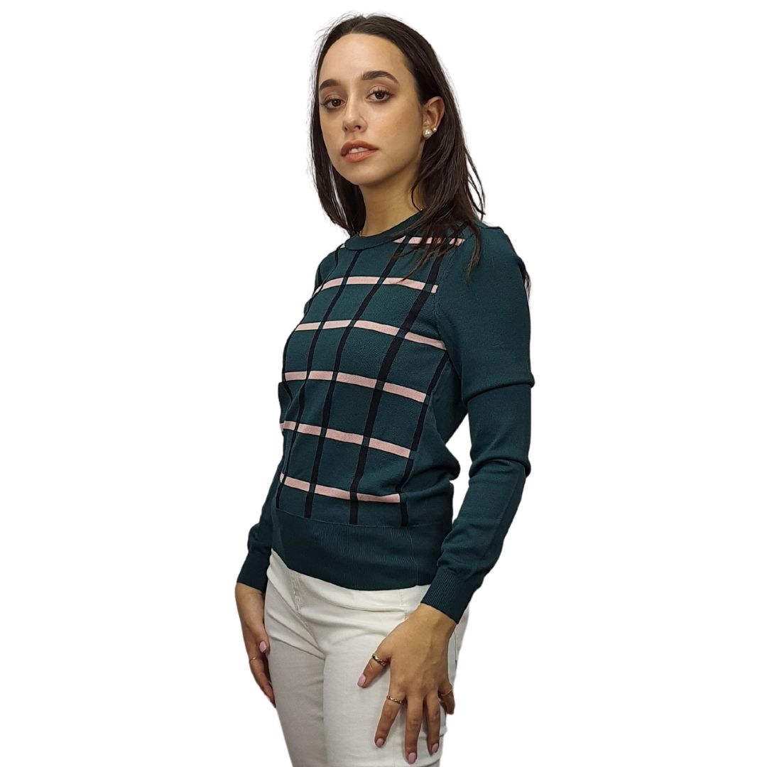 Sweater  Vero Moda Verde  Style GUM L/S KNIT SET(MW-ET-1)