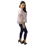 Blusa Vero Moda Rosa Vieja Style JOHN 3/4 JERSEY TOP(VMC-BJ)