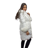 Parka Vero Moda Blanco Style VISIONARY 3/4 DOWN COAT(COUTUREMADE)
