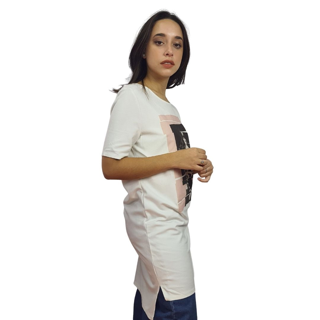 Blusa Vero Moda Blanco  Style KITTY S/S TOP(NE-CT-2)