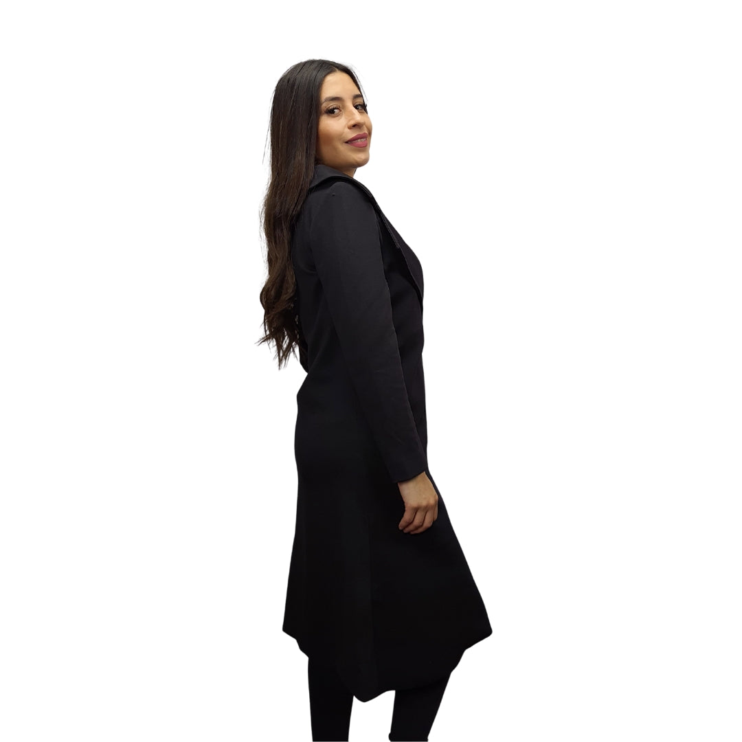 Blazer Vero Moda Negro Style JERSOU L/S COAT(VMC-DR)