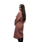 Blazer Vero Moda Rosado Vieja Style SYNONYM DF L/S WOOL COAT(VMC-LL)