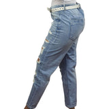 Jeans Vero Moda Azul Claro Style XENIA 7/8 BOYFRIEND JEANS(BN-CT-2)