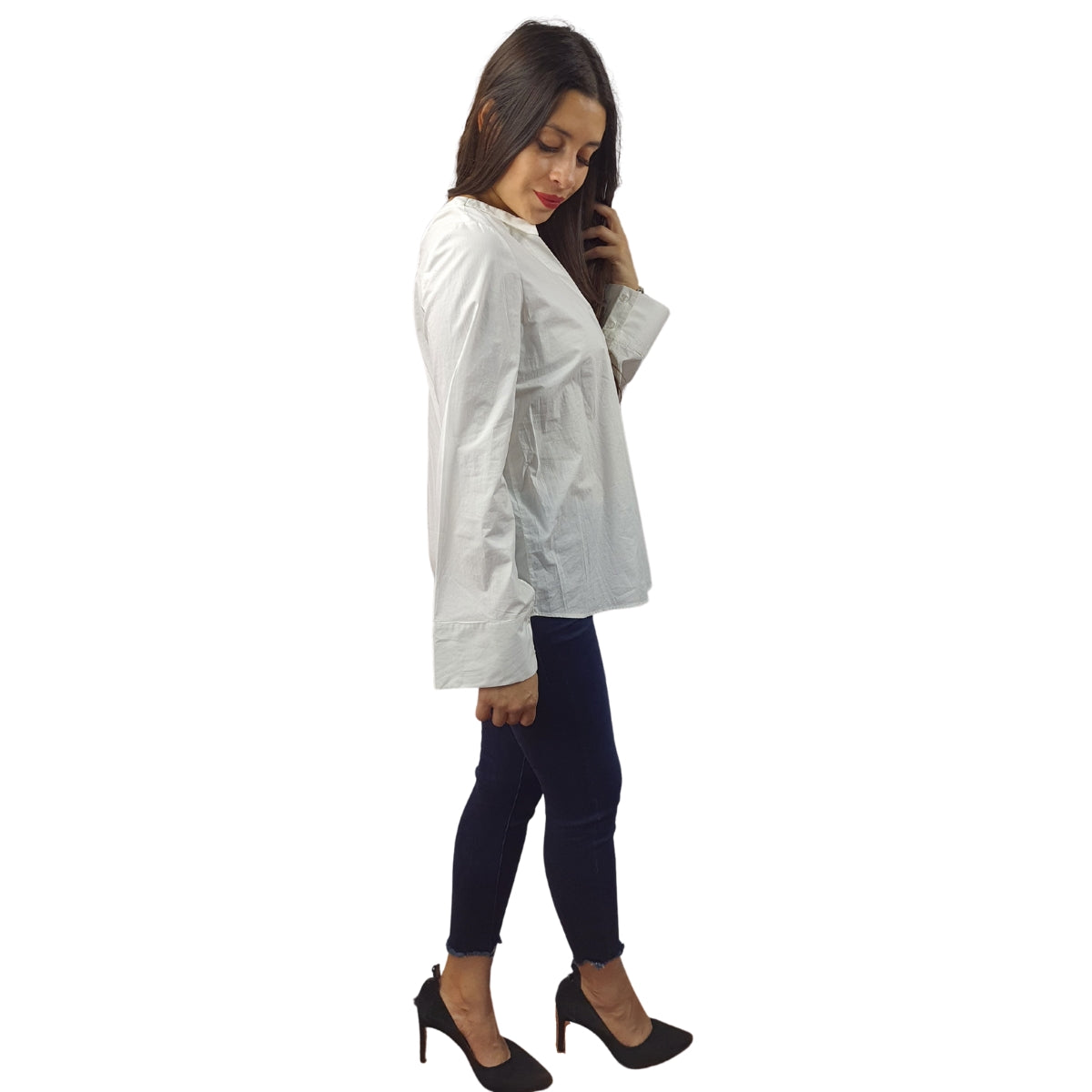 Blusa Vero Moda Blanco Style TATE L/S TOP(NC)