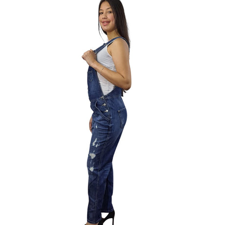 Jardinera Vero Moda Azul Oscuro Style TOMATO BOYFRIEND DENIM CATSUIT(PM-CT-3)