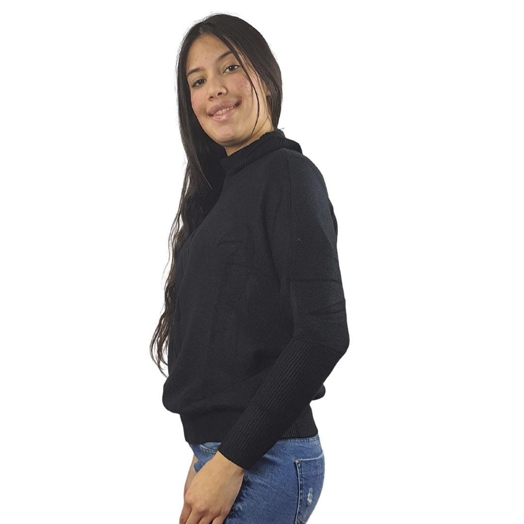 Sweater Vero Moda Negro Style PAUDA L/S KNIT(BT)