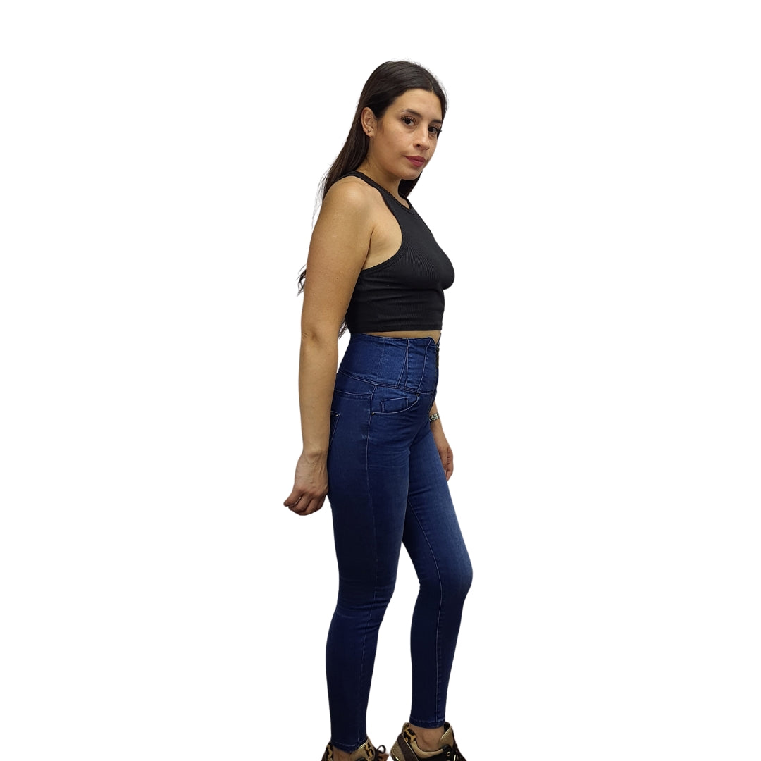 Jeans Vero Moda Azul Oscuro Style EMILY HW X-SLIM JEANS(BT)