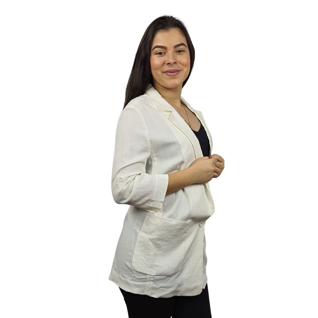 Blazer Vero Moda Blanco Style DAWN 3/4 BLAZER(MM)