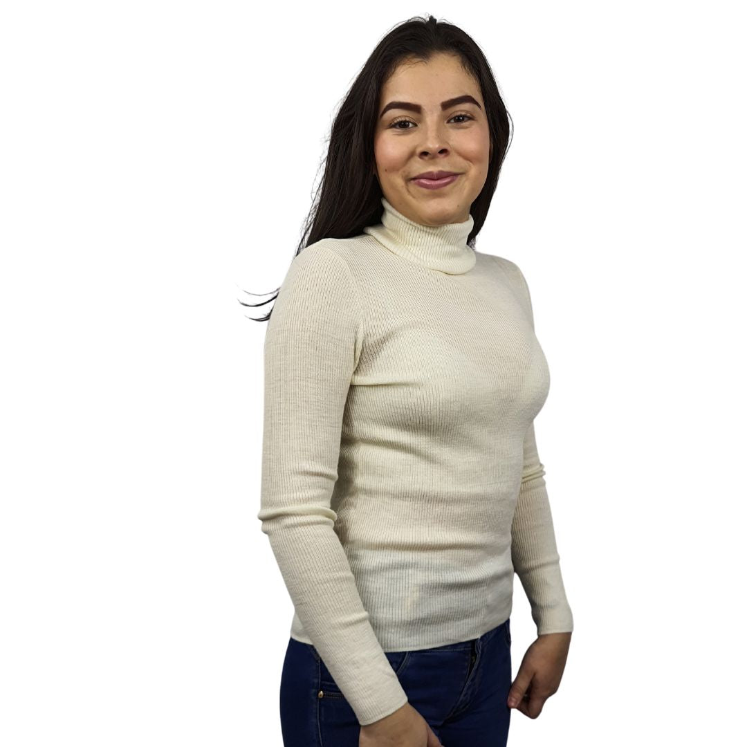 Blusa Vero Moda Crema Style CHOICE PHYSIC L/S KNIT-OR
