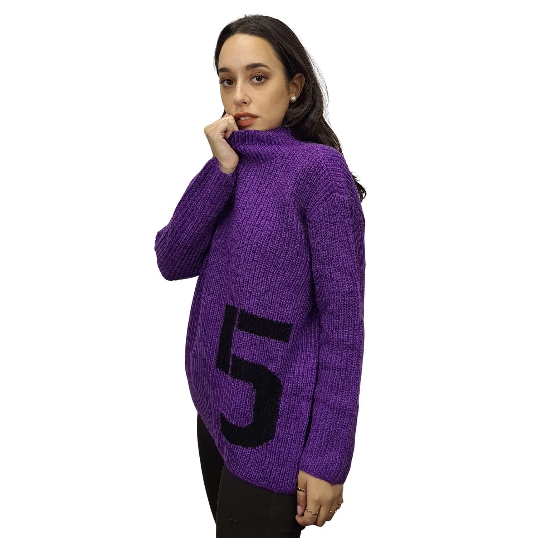 Sweater Vero Moda Morado Style SIMA L/S KNIT(MW-CT-2)