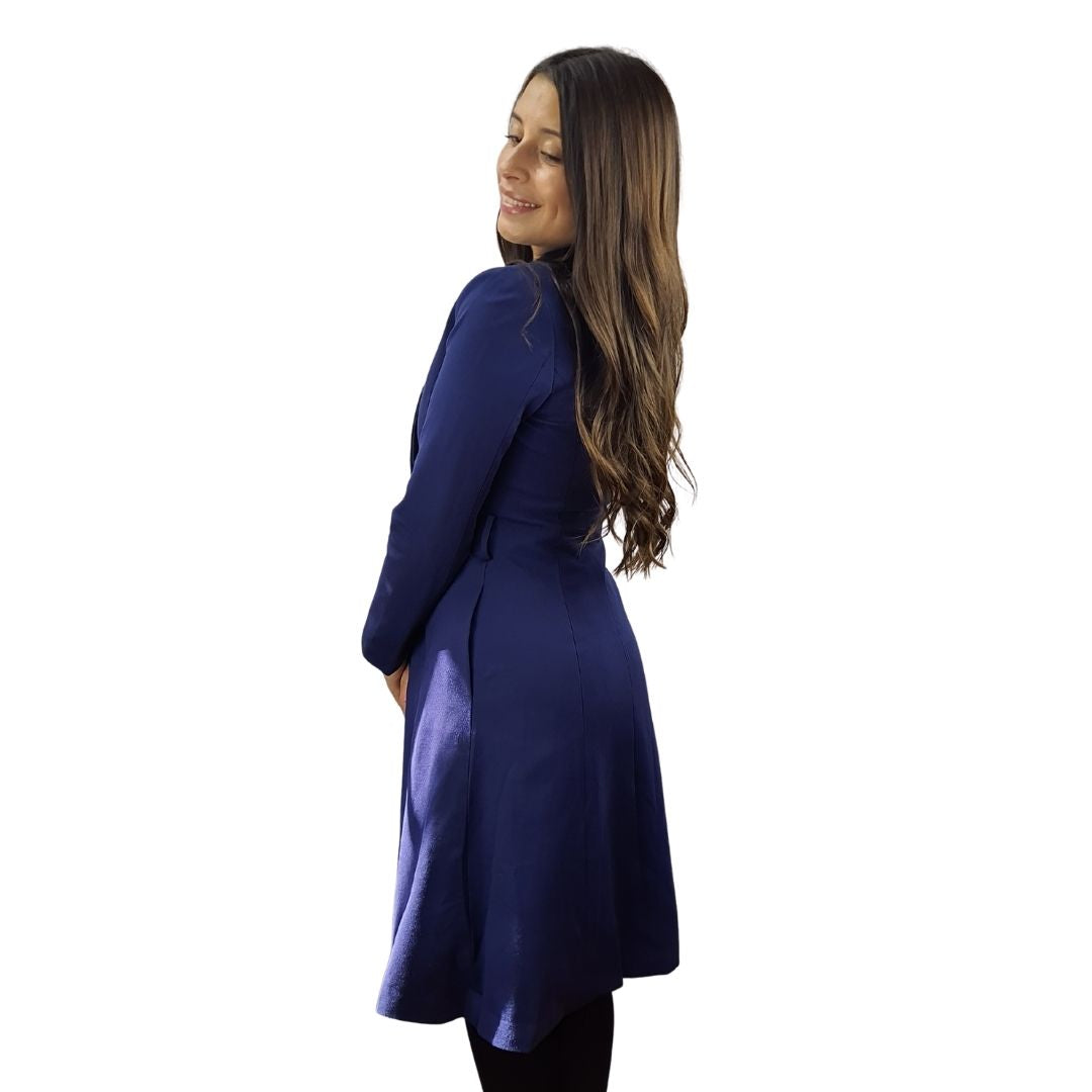 Blazer  Vero Moda Azul Style ALVY L/S COAT(NL)