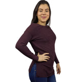 Blusa Vero Moda Morado Oscuro Style SAMANTHA L/S KNIT(MM)