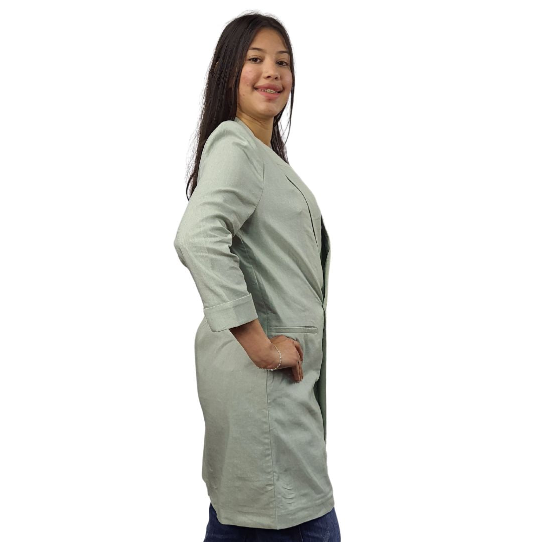 Blazer Vero Moda Verde Claro Style VICTORIA OCEANUS 3/4 BLAZER(VMC-TP)