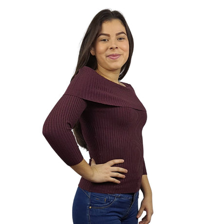 Blusa Vero Moda Purpura Style BITTERSWEET 3/4 KNIT(UM)