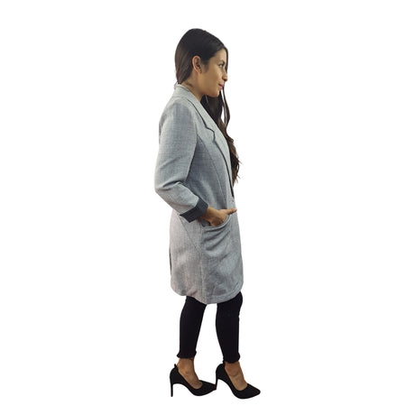 Blazer Vero Moda Gris Claro Style VIVANNA 7/8 BLAZER(VMC-EL)