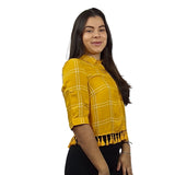 Blusa Vero Moda Mostaza Style SISTER 1/2 SHIRT(HH)