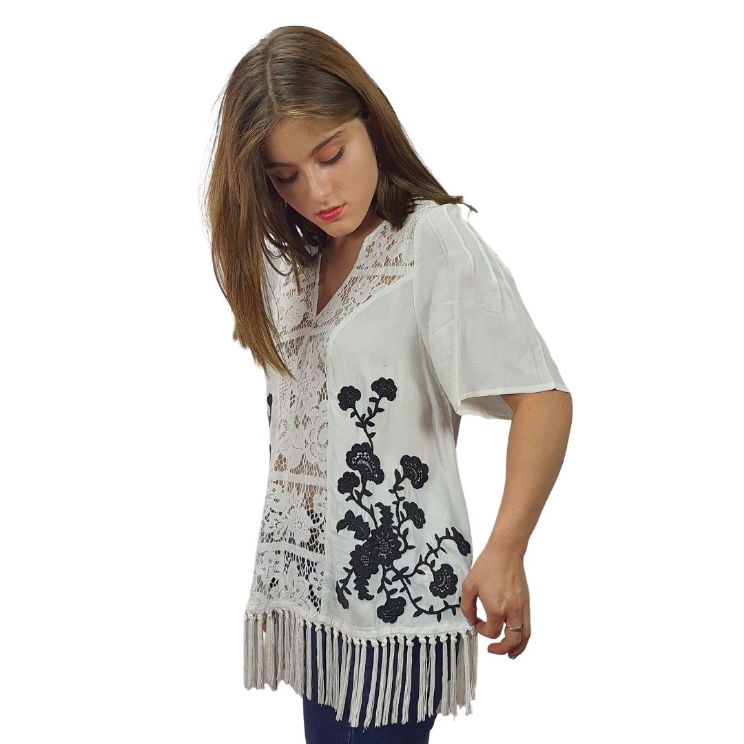 Blusa Rapsodia Atlantic Blanco