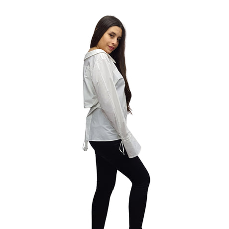 Blusa Vero Moda Blanco Style ALPINE L/S SHIRT(FL)