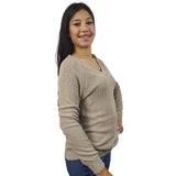 Sweater Vero Moda Beige Style EC BAMBOO L/S KNIT(UM)
