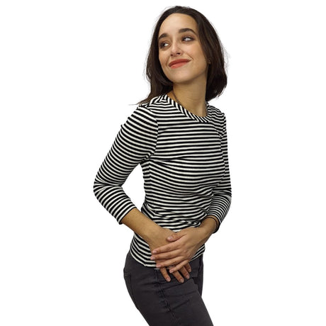 Blusa Veromoda Blanco Style YENG 3/4 TOP(SD)