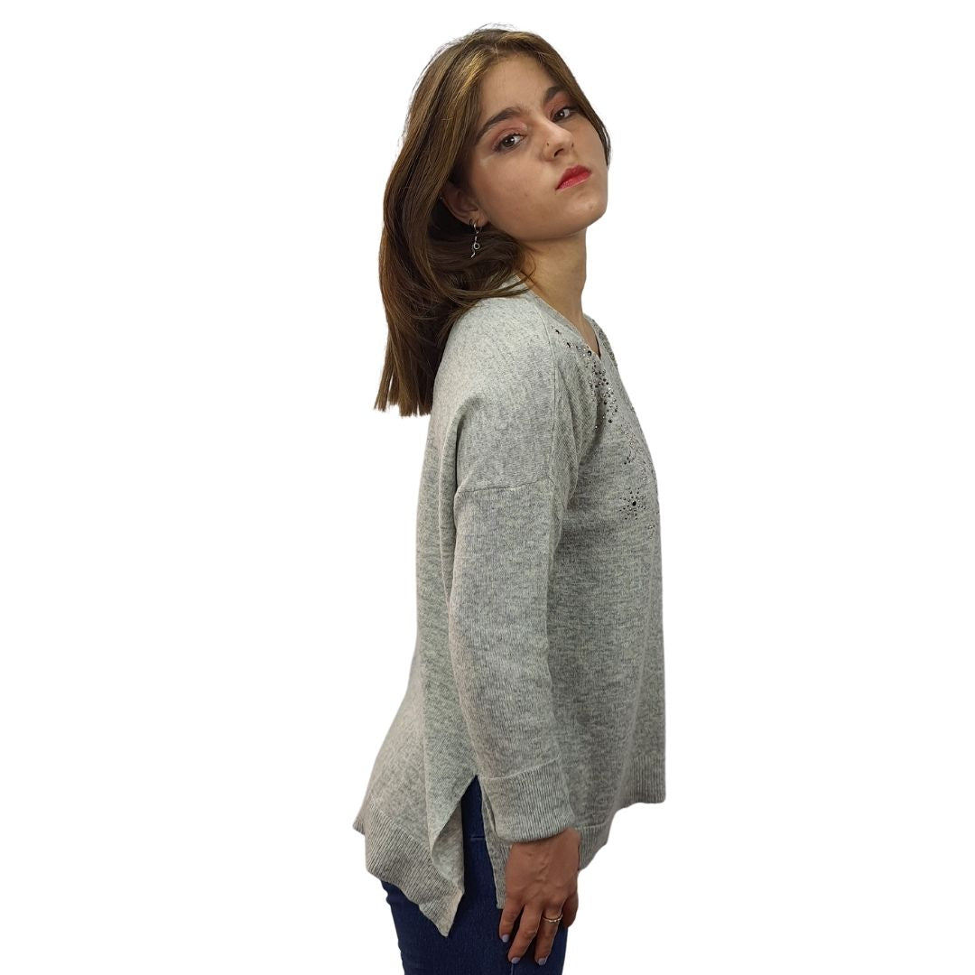 Sweater Rapsodia Emma Gris