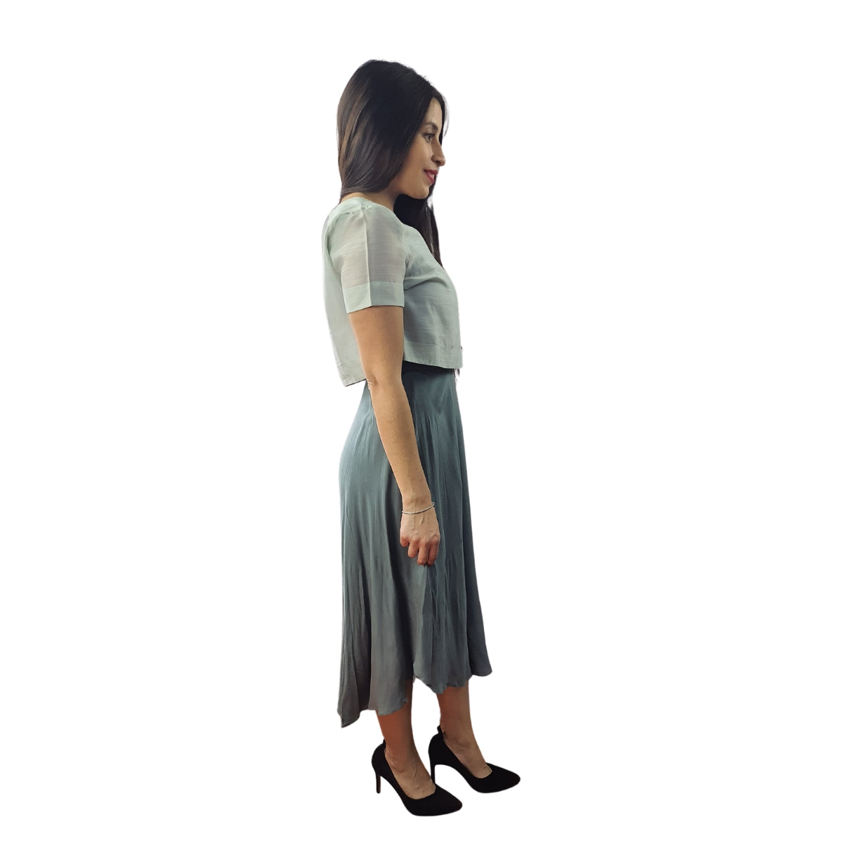 Vestido Vero Moda Verde Style MOLLY S/S DRESS SET(VMC-TP)