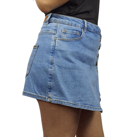 Short Veromoda Azul  Style PANSY HW DENIM SHORTS(CR)