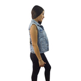Chaqueta Vero Moda Azul Claro Style CADY DENIM WAISTCOAT(MP)