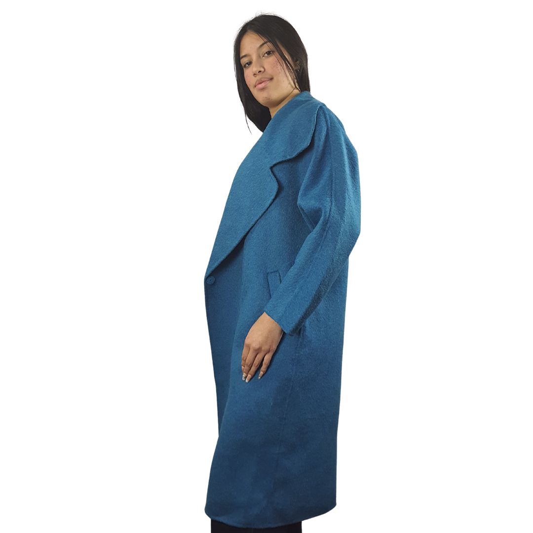 Blazer Vero Moda Azul Style SYNONYM DF L/S WOOL COAT(VMC-LL)