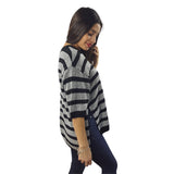 Sweater Vero Moda Gris Style BELLE 3/4 KNIT(NL)