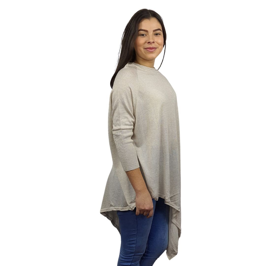 Blusa Vero Moda Beige Style SUNSHINE 7/8 KNIT(VMC-MP)