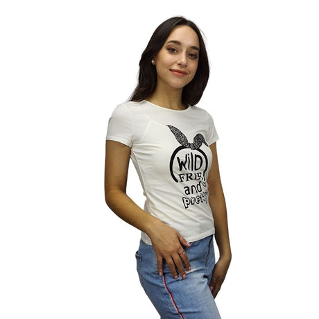 Polera Vero Moda Blanco  Style BUNNY BASIC S/S TOP(CR)