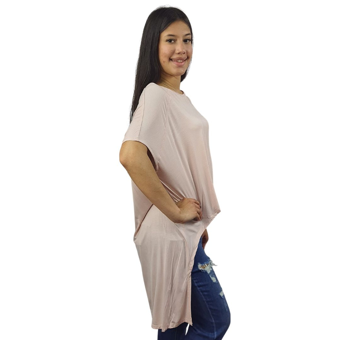 Polera Vero Moda Rosado Style AMY S/S TOP(TP)-OR