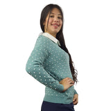 Sweater Vero Moda Verde Style DOTS L/S KNIT SET(MW-EC-2)
