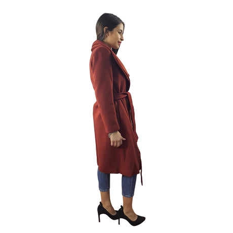 Blazer Vero Moda Marron Style CLASSIC L/S WOOL COAT(EL)