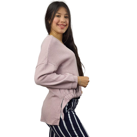 Sweater Vero Moda Rosa Vieja Style FAY L/S SWEAT(HOMEWEAR)