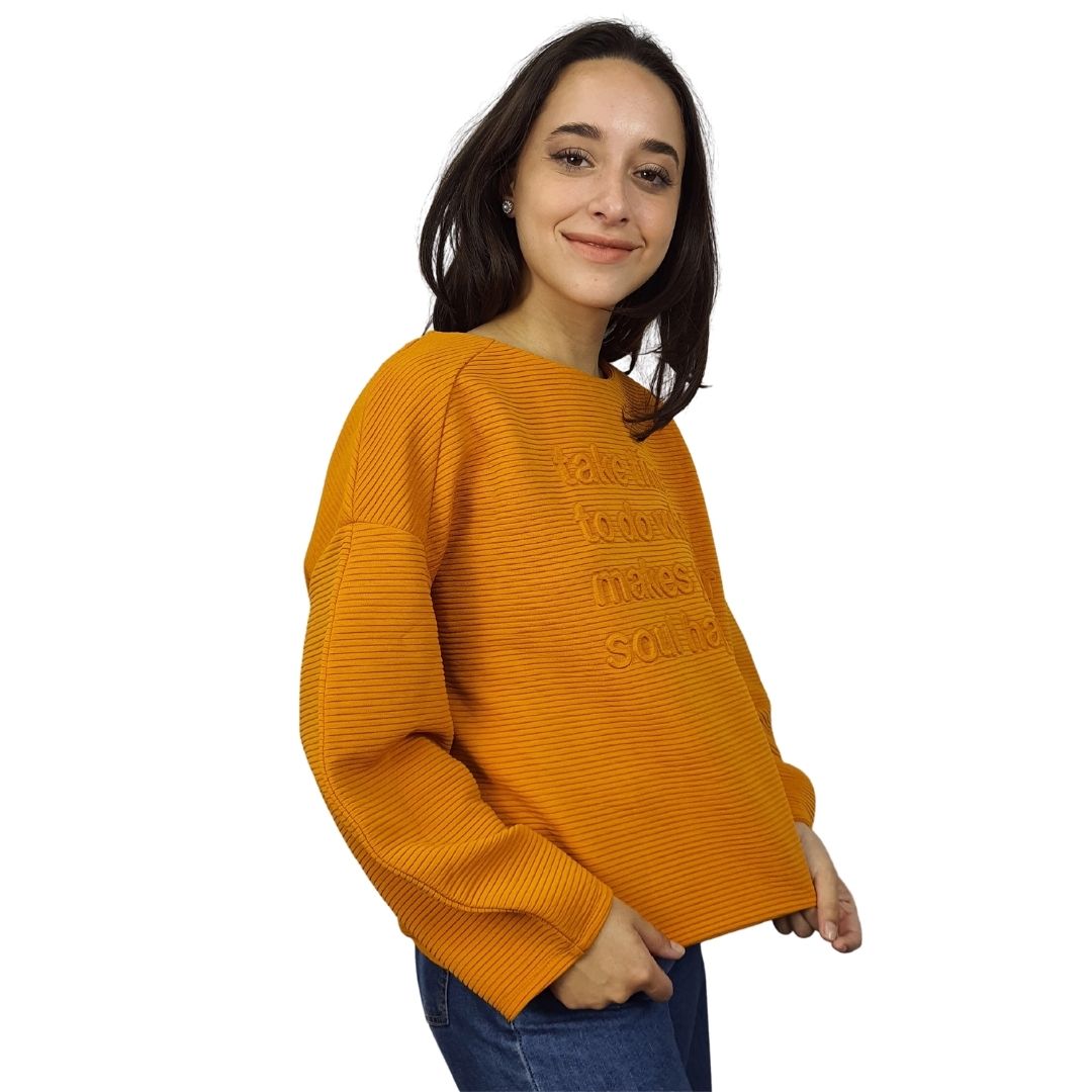 Sweater  Vero Moda Mostaza Style PUFF L/S TOP(PM-ET-2)
