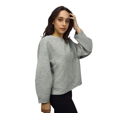 Sweater Vero Moda Gris Style PUFF L/S TOP(PM-ET-2)