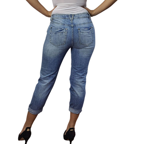 Jeans Vero Moda Azul Claro Style OCTAVIA 9/10 CARROT JEANS(PM-CT-2)