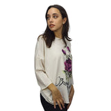 Blusa Vero Moda Blanco  Style ROSINE 3/4 TOP(BN)