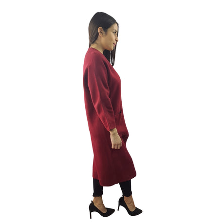 Tapado Vero Moda Burdeo Style MIMAMO 9/10 KNIT CARDIGAN(VMC-NL)