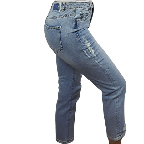 Jeans Vero Moda Azul Style CACTUS 9/10 MW BOYFRIEND JEANS(NR)