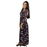 Vestido Veromoda Azul Style KRISTEN 3/4 LONG SHIRT SET(RN)