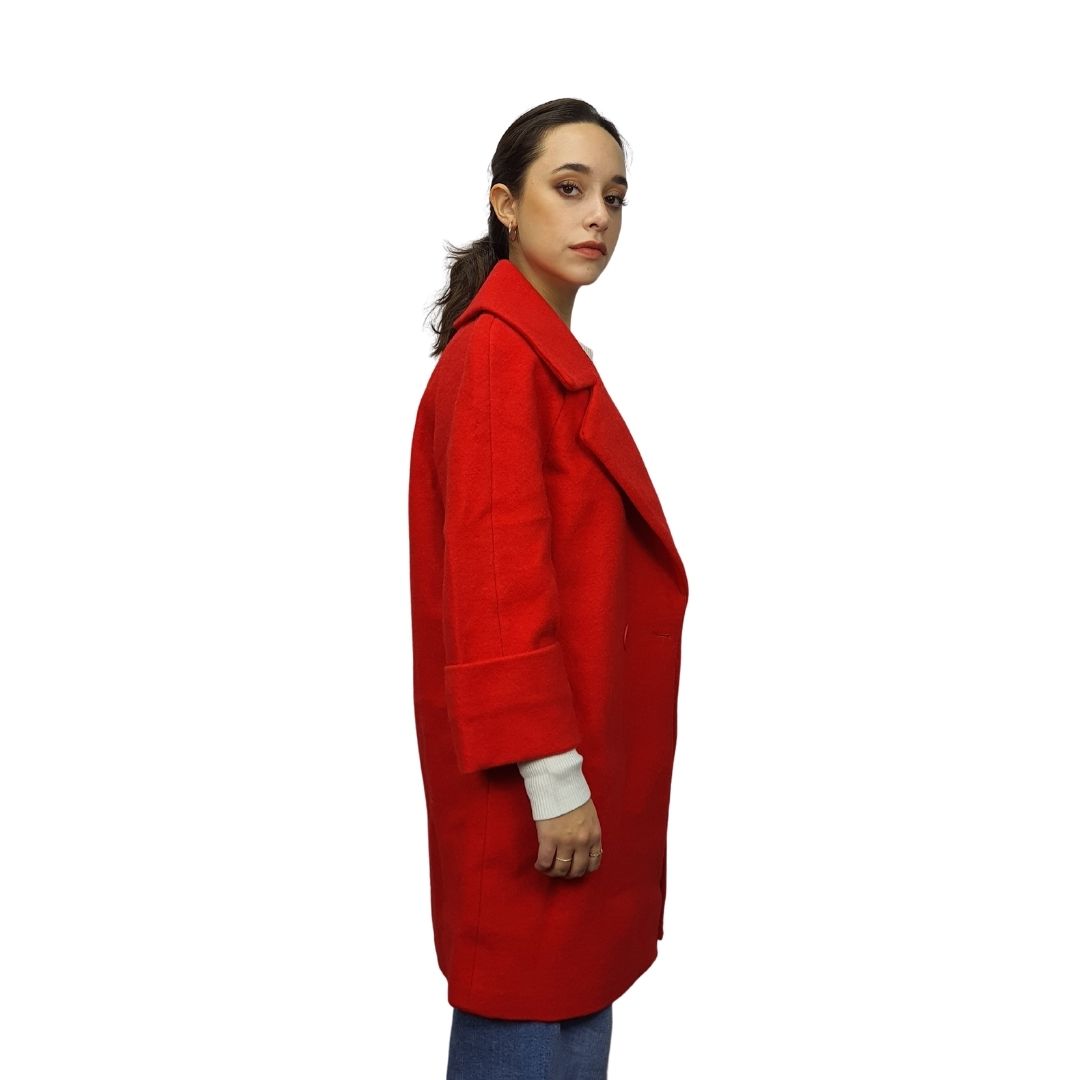Blazer Vero Moda Rojo Style CELIA 9/10 WOOL COAT(LL)