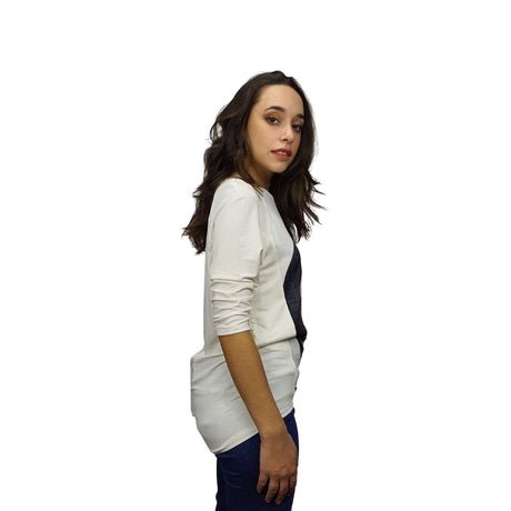 Blusa Vero Moda Beige Style SWANLOVE 3/4 TOP(BN-EC-1)