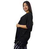 Tapado Vero Moda Negro Style TESSA JERSEY PONCHO(TP)