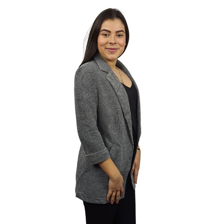 Blazer Vero Moda Gris Style BERNICE 3/4 BLAZER(NL)