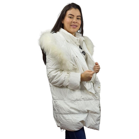 Parka Vero Moda Blanco Style TARTAN 3/4 DOWN COAT(PF)